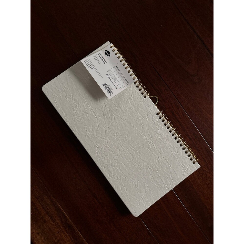 Weekly Planner Undated Spiral Organizer Minimalist Notebook